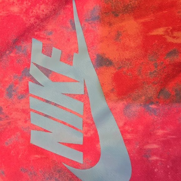Nike Kids Tie-Dye Pink & Blue Hoodie – Size 6X (6–7 Years) - Picture 3 of 7